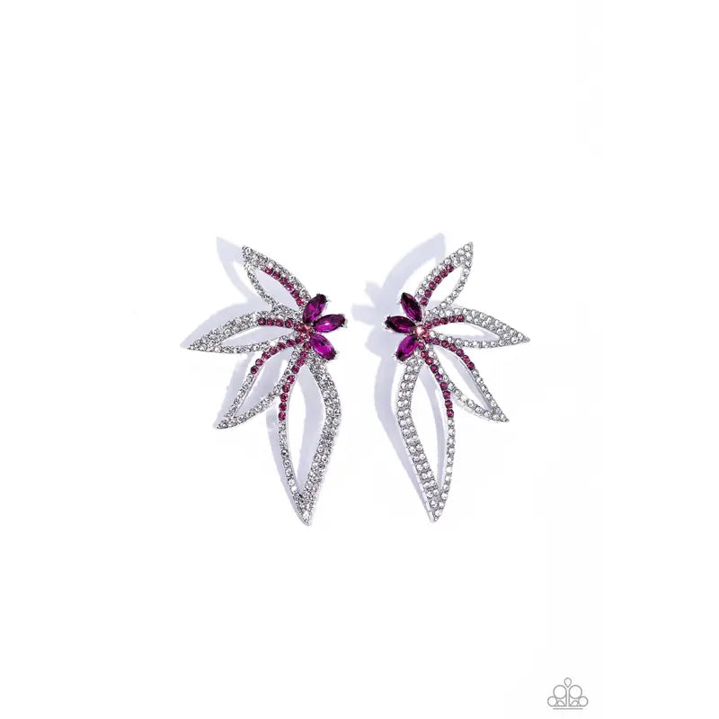 Twinkling Tulip - Pink Earring