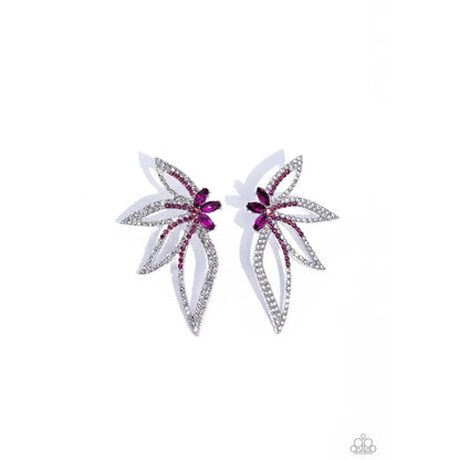 Twinkling Tulip - Pink Earring