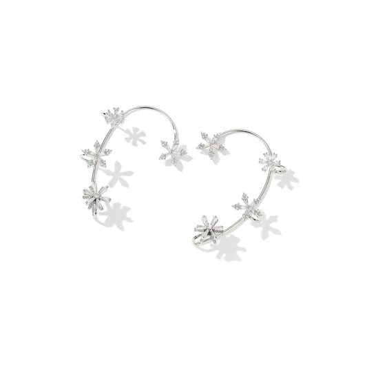 Spinning Flower Cuff Earring