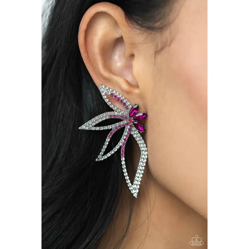 Twinkling Tulip - Pink Earring