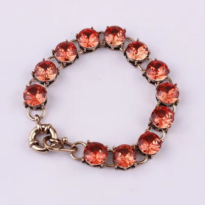 Classic Faceted Crystals Stone Dot Bracelets Women Chic Crystals Stone Bracelets